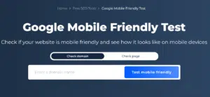 mobile freindly check